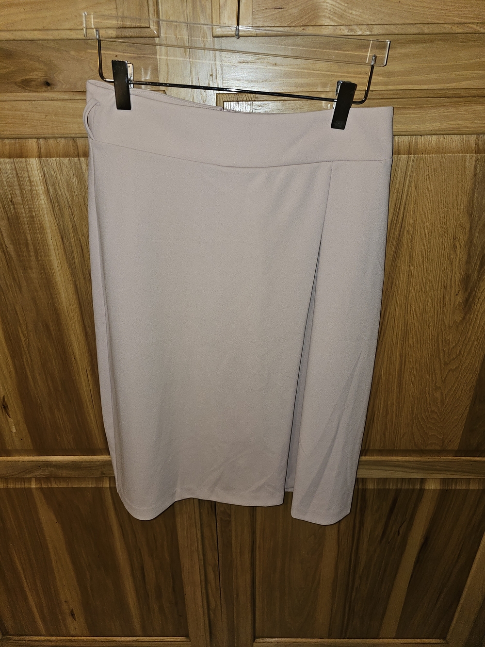 Women's Light Pink Pencil Skirt